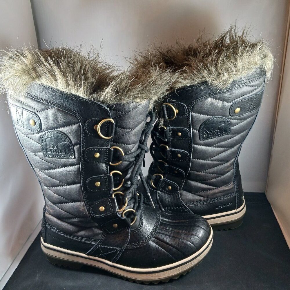 Sorel Tofino II Winter Black Women's Boot size 5M